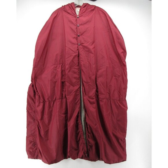 VINTAGE Harvard University Team Jacket XL Football Rain Cape Poncho Sideline - Picture 2 of 9